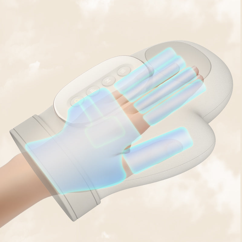 Wireless Heated Gloves Electric Hand Massager with Airbag Massage for Finger Joints Palm Wrist Relax