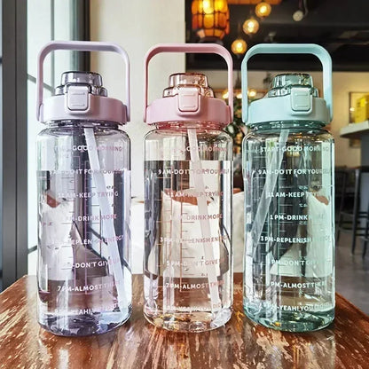 Portable Large Capacity Plastic Water Bottle