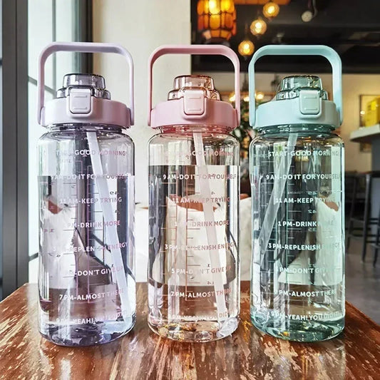 Portable Large Capacity Plastic Water Bottle